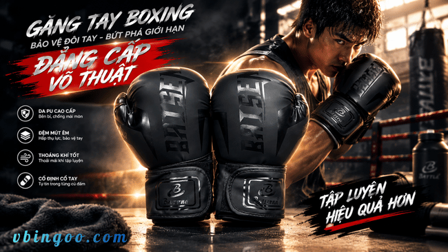 Găng Tay Boxing Găng Tay Tập Võ Quyền Anh