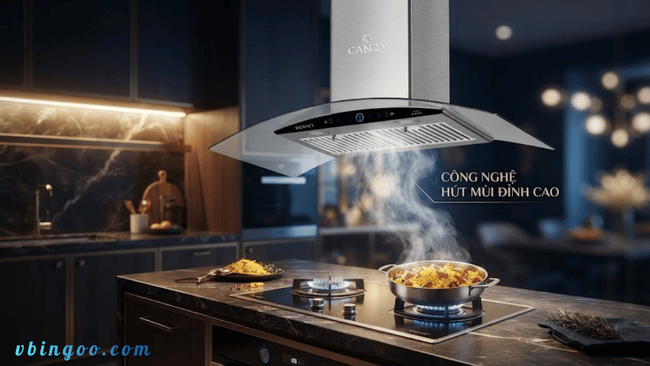 May hut mui nha bep Canzy CZ H1470KC 70CM Máy hút mùi nhà bếp Canzy CZ H1470KC-70CM