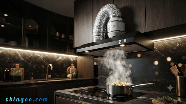 May hut mui nha bep hut khoi son tinh dien Plus Máy hút mùi nhà bếp hút khói sơn tĩnh điện Plus