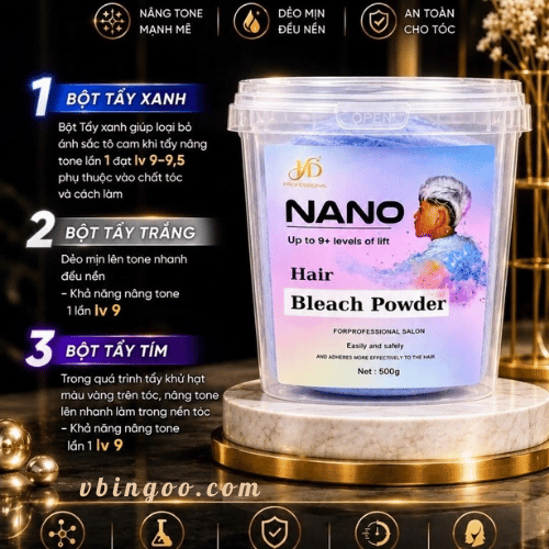 Thuoc Tay Toc Tai Nha NANO HD PRO 2026 Thuốc Tẩy Tóc Tại Nhà NANO ( HD PRO 2026 )