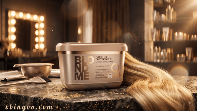 Thuoc Tay Toc Tai Nha nang sang toc 9 cap do Blond Thuốc Tẩy Tóc Tại Nhà nâng sáng tóc 9 cấp độ Blond