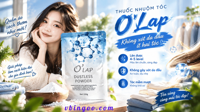 Thuoc tay toc trang tai nha gia re OLAP OL59 Thuốc tẩy tóc trắng tại nhà giá rẻ OLAP OL59