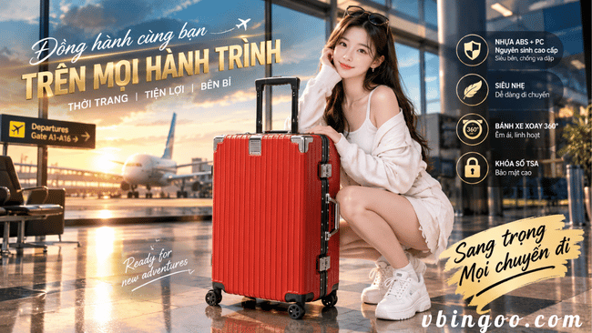 Top 5 vali du lịch tốt nhất 2026 – số 3 khiến dân du lịch “mê mệt”, vì sao?