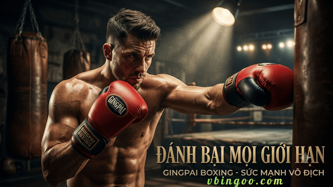 găng tay boxing GINGPAI Chuyên Nghiệp