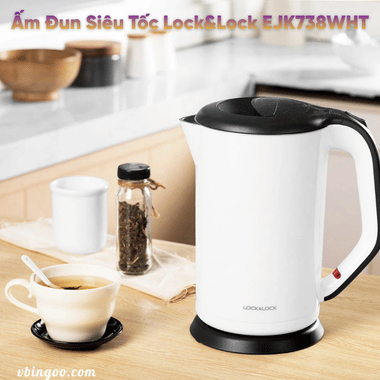 Ấm Đun Siêu Tốc Lock&Lock EJK738WHT